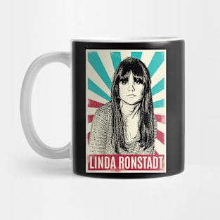 Vintage Linda Ronstadt 80s Mug